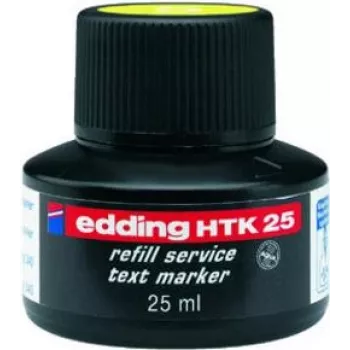 Pripildymo kasetė markeriui Edding HTK 25 geltona 25 ml 1 vnt.