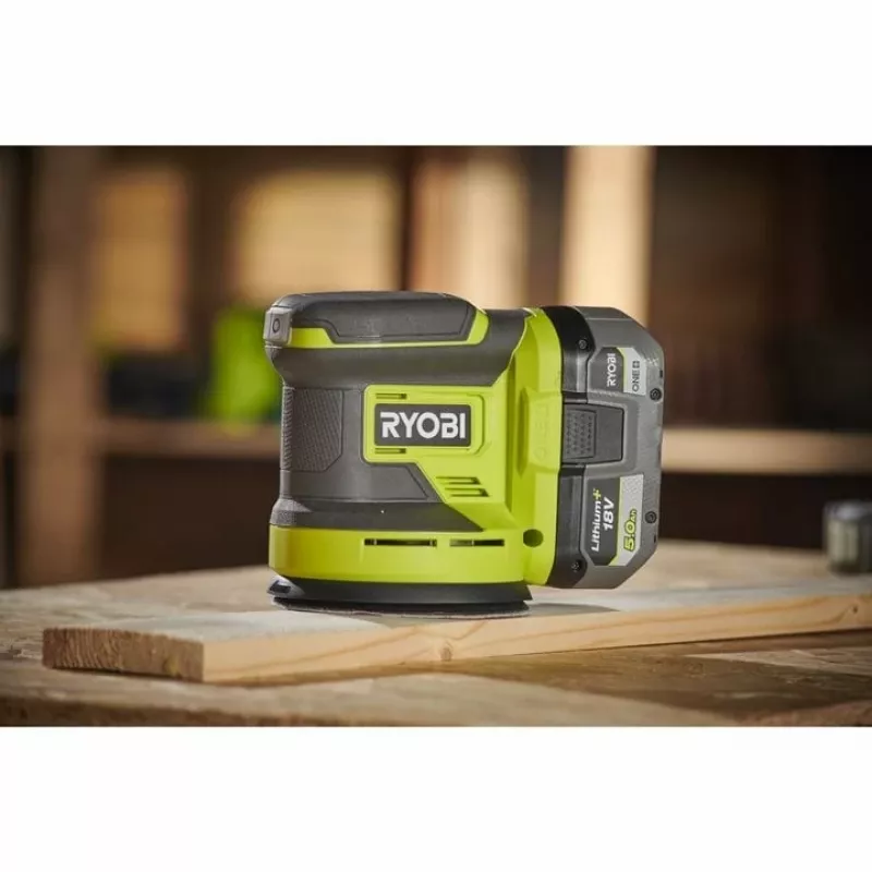 Ryobi kampinis šlifuoklis RROS18-0 18V (be akumuliatoriaus ir įkroviklio)