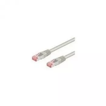 Wentronic Goobay CAT 6 jungiamasis kabelis, S/FTP (PiMF), pilkas, 0,25 m - CCA vario mišinys (93371)