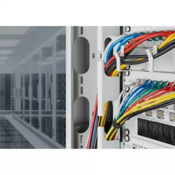 Digitus CAT 6A F-FTP Slim jungiamasis kabelis 10 m pilkas
