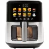 Karšto oro gruzdintuvė ProfiCook PC-FR 1286 H – 6,5 L, 1700 W, nerūdijančio plieno priekis, juoda