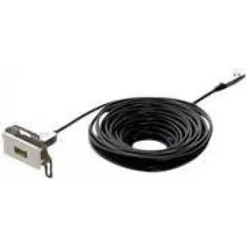 HDMI laidas Kindermann Konnect design click 20 m — Hibridinis varinis-anglies aktyvus optinis, 4K 60Hz