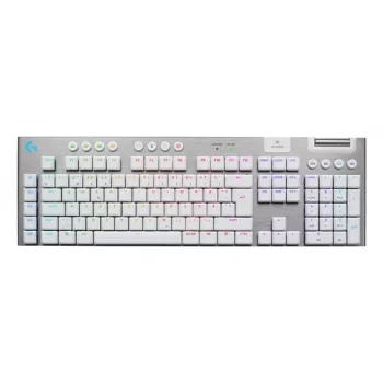 Logitech G915 X LIGHTSPEED belaidė mechaninė klaviatūra, balta