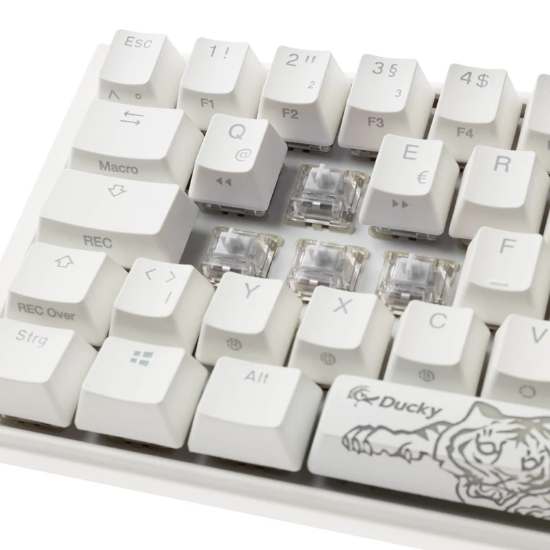 Ducky One 3 Classic Pure White SF klaviatūra USB vokiškas išdėstymas balta (DKON2167ST-WDEPDPWWWSC1)