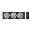 Skysčio aušintuvas ENDORFY Navis F360 ARGB Juodas – 360 mm radiatorius, 3x 120×25 mm ventiliatoriai, 250–1800 RPM, siurblys 1600–2600 RPM, LGA 1700/AM5/AM4