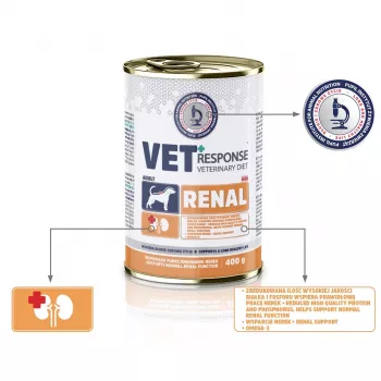 VET RESPONSE Renal - šlapias šunų ėdalas - 400g