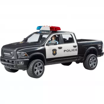 BRUDER RAM 2500 Policija 02505 – žaislinis policijos pikapas, mastelio modelis