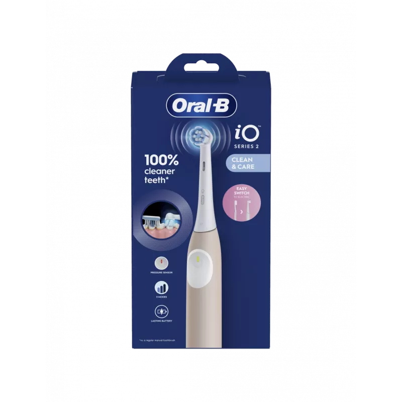 Oral-B iO2 Calm Pink dantų šepetėlis