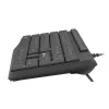 Laidinė pilno dydžio klaviatūra NATEC NAUTILUS NKL-1950 — USB, QWERTY US International, 105 klavišų, juoda