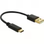 USB įkrovimo laidas DeLOCK 80954 Type-A į USB Type-C 3 A 15 cm
