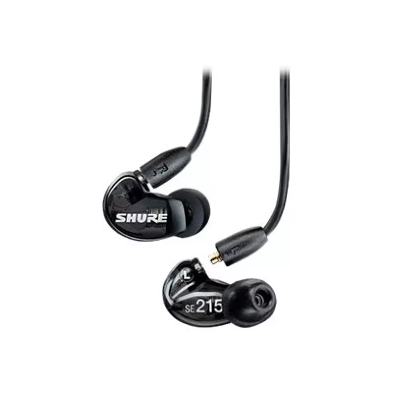 Shure SE215 ausinės, juodos