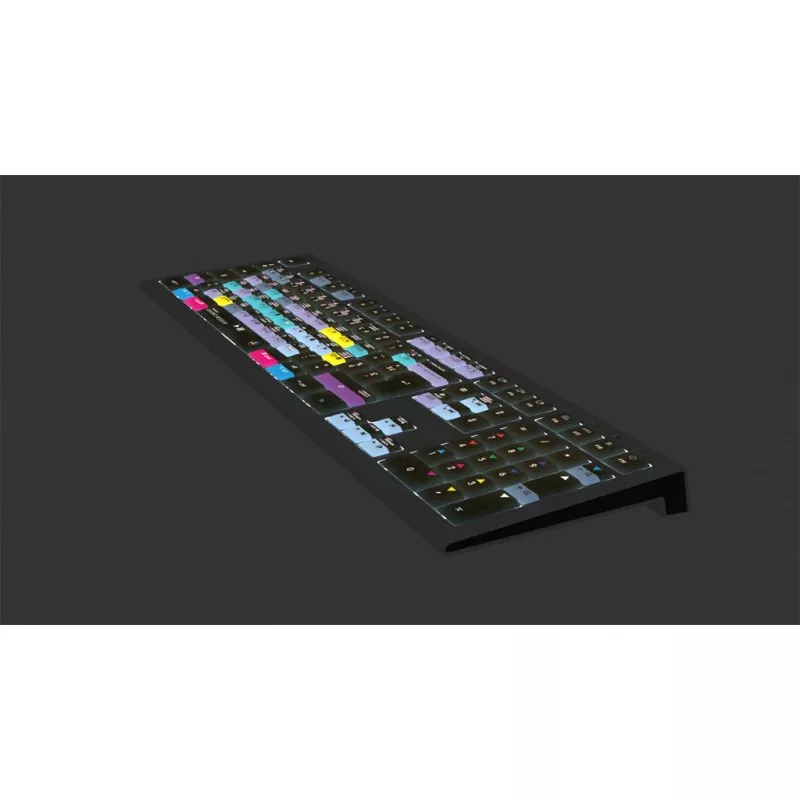 Logickeyboard ASTRA 2 klaviatūra USB AZERTY anglų juoda (LKB-RESB-A2M-FR)