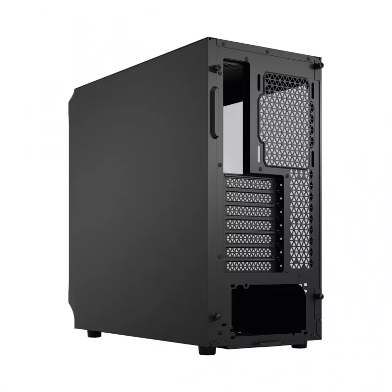 Fractal Design Focus 2 RGB Vidutinis Bokštas Kompiuterio Korpusas su Grūdintu Stiklu - Juodas