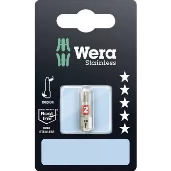 Wera Phillips-Bit PH 2 3851/1 TS SB SiS nerūdijančio plieno antgalis D 6,3 mm 1 vnt. (05073611001)
