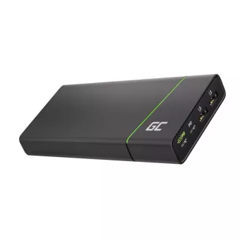Nešiojama baterija Green Cell PowerPlay Ultra 26800 mAh, 128 W išėjimo galia, Quick Charge 3.0, 2x USB-C, 2x USB-A, grafitas