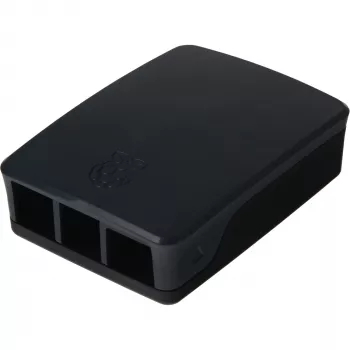 Originalus Raspberry Pi 4B korpusas juodai/pilkas (RPI4 CASE BLK/GRY)