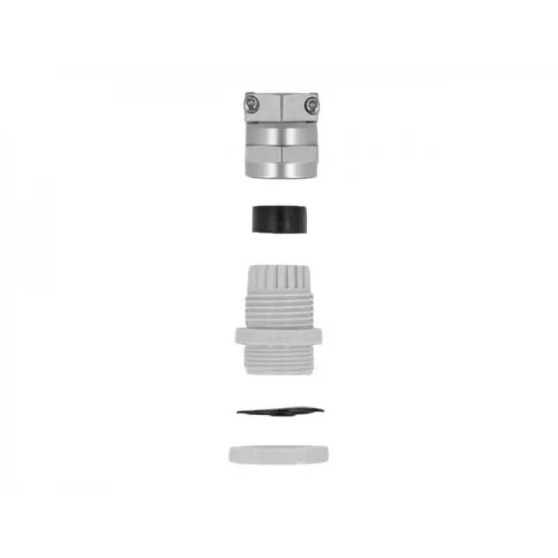 Kabelio įvadas DeLOCK 60354 pilkas metalas plastikas