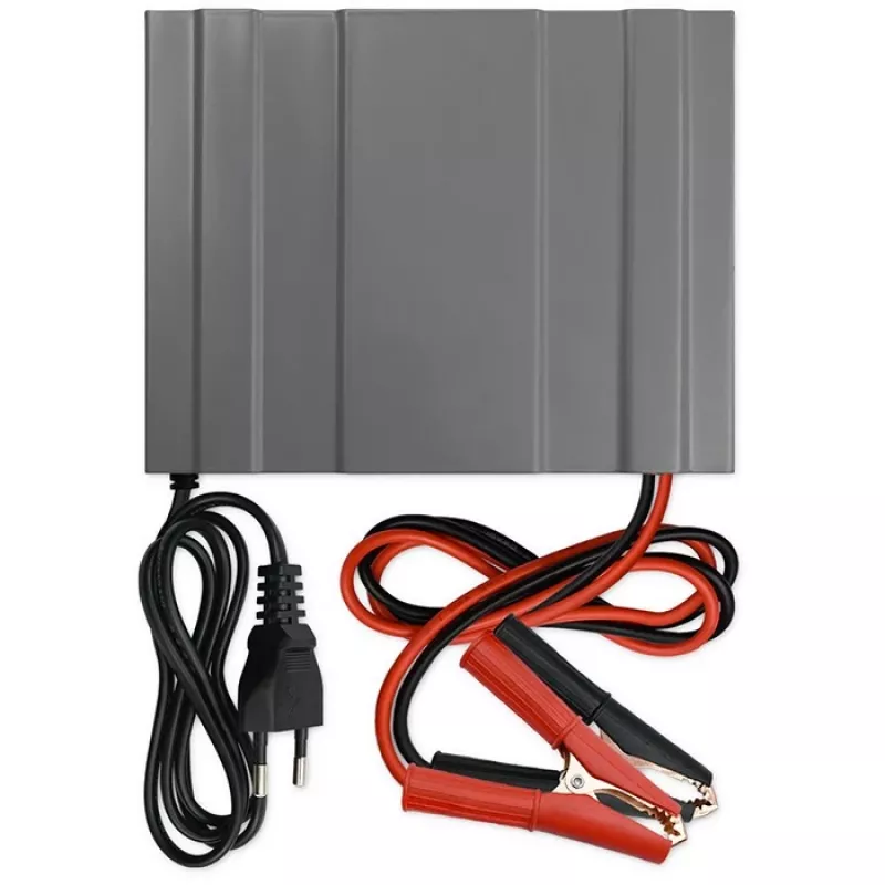 Baterijų įkroviklis QOLTEC 52491 mikroprocesorinis 12V/12,6V/24V su LCD