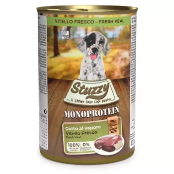 STUZZY Monoprotein Puppy Veal - šlapias ėdalas šuniukams - 400g