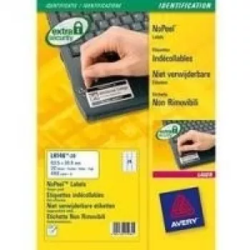 Lipni etiketė Avery L6146-20, 480 vnt., A4, 63,5 × 33,9 mm