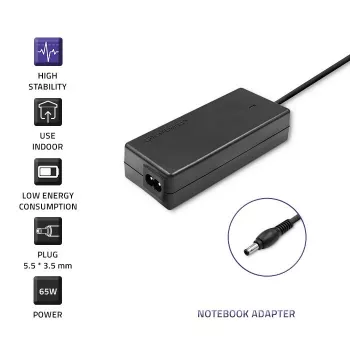 Qoltec 50015.60W maitinimo adapteris Samsung | 60W | 19V | 3,15A | 5,5*3,5+pin | +maitinimo laidas