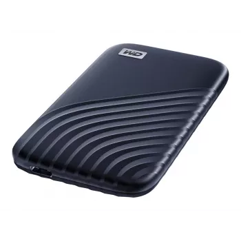 WD My Passport SSD WDBAGF0020BBL - SSD - verschlüsselt - 2 TB - extern (tragbar) - USB 3.2 Gen 2 (USB-C Steckverbinder) - 256-Bit-AES - Mitternachtsbl