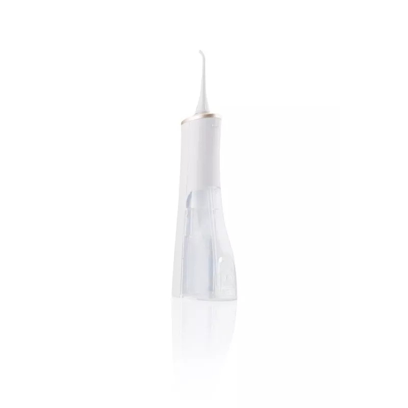 Belaidis oralinis irigatorius ETA Sonetic 270890000, 200 ml, 2 antgaliai, baltas/auksinis