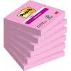 Post-it Super Sticky lipnūs lapeliai, ekstra stiprūs, rožiniai, 6 pakeliai (7100259225)