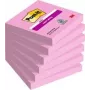 Post-it Super Sticky lipnūs lapeliai, ekstra stiprūs, rožiniai, 6 pakeliai (7100259225)