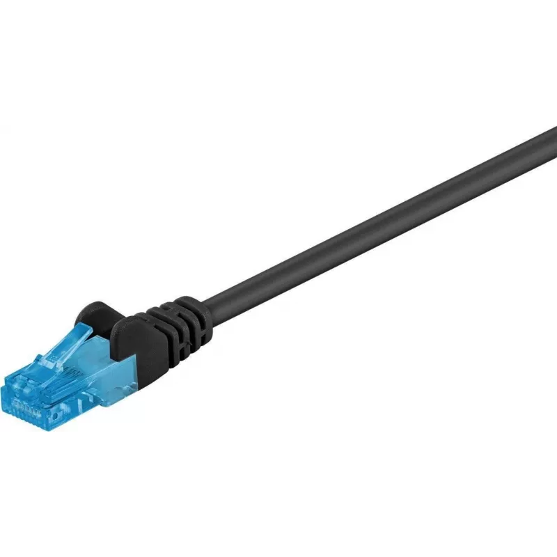 Goobay 55410 tinklo kabelis 5 m Cat6a U/UTP (UTP) juodas (55410)