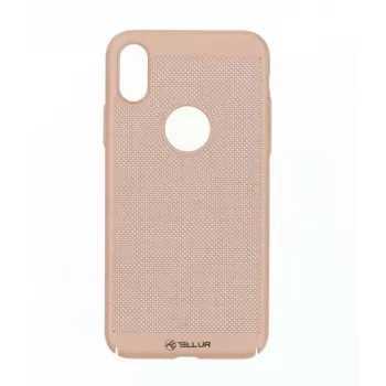 Dėklas Tellur iPhone X Rožinis Auksas
