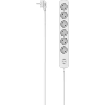 Hama Power Strip 6-ių lizdų ilgintuvas su jungikliu, 1,4 m, baltas (00116078)