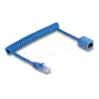 Tinklo kabelis DeLOCK 90364 RJ-45 Cat6 0,75 m mėlynas