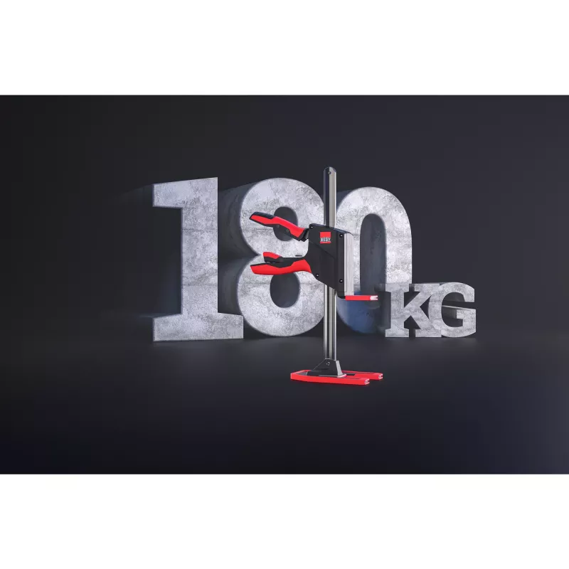 Vienos rankos surinkimo įrankis BEYCEPS BEY23, spaustuvas juodas/raudonas, iki 180 kg kėlimo jėgos, suspaudimui ir išskleidimui