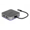 Dėstymo stotelė DeLOCK 87742, USB-C, HDMI, 3x USB-A, Gigabit Ethernet, 87 W