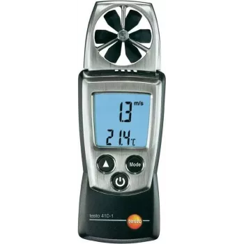 Oro srauto matuoklis testo 410-1 (0560 4101) – nešiojamas mentinis anemometras oro greičiui ir temperatūrai matuoti