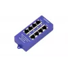 PoE įpurškiklis Extralink Gigabit 4 prievadai, 4x 1000Mb/s RJ45, 48V, mėlynas/juodas