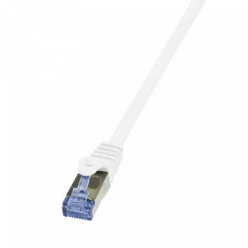 Tinklo kabelis LogiLink PrimeLine Cat.7 RJ-45 Cat7 0,25 m baltas