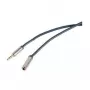 Garso kabelis ShiverPeaks 30808-MHQ-SLIM 3,5 mm stereo, 5,0 m