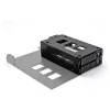 Slim Bay Wechselrahmen für 2 x 2.5? U.2 NVMe SSD mit 5.25? Rahmen