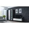 Cama TV stovas VIGO 140 30/140/40 sonomos ąžuolas/baltas blizgus