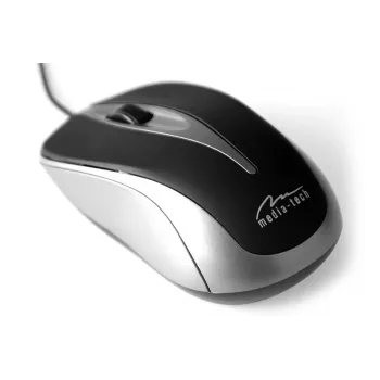 Pelė Media-Tech MT1091T USB Type-A titano spalvos