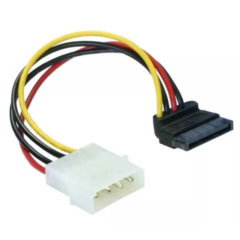 Maitinimo laidas SATA HDD 4pin kištukas kampuotas DeLOCK 60101