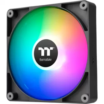 Thermaltake CT120 Reverse ARGB 120mm korpuso ventiliatoriai, 2 vnt. pakuotė, juodi