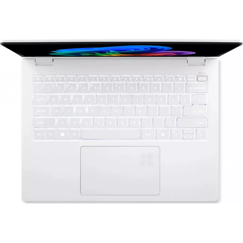 Nešiojamas kompiuteris Acer Swift Edge SFE14-51T-75RZ — Intel Core Ultra 7 258V, 14 colių 2.8K liečiamas ekranas, 32 GB LPDDR5x, 1 TB SSD, Intel Arc 140V, Windows 11 Home, Baltas