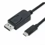 ROLINE 11.04.5835 Vaizdo kabelis-adapteris 1 m DisplayPort USB Type-C juodas (11.04.5835)