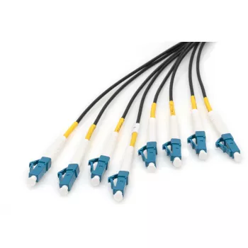 DIGITUS Vorkonfektionierte Fibre Optic Universal Breakout Cable, vienmodis OS2, 8 skaidulų, LC/UPC - LC/UPC