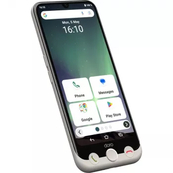 Išmanusis telefonas Doro Aurora A30 6,1 colio 6GB 128GB Baltas