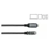 Good Connections Ethernet kabelis USB-C RJ45, antracito spalvos, 5,0 m