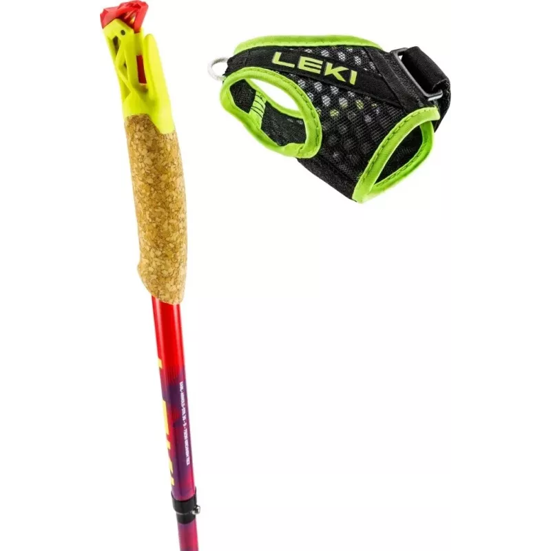 Kijos trekinginės LEKI TRL ULTRATRAIL FX ONE, 125 cm Raudonos